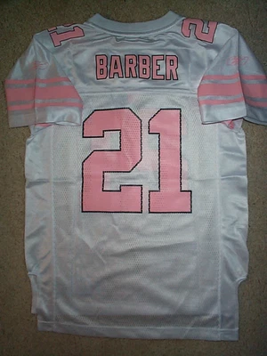 Camiseta deportiva REEBOK New York NY Giants TIKI BARBER nfl ROSA juvenil *NIÑAS* (xl-16) Foto 1 de 2