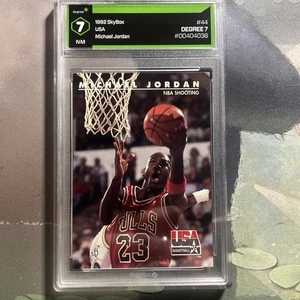 1992 Skybox Michael Jordan #44 Degree 7 HOF GOAT Chicago Bulls Nba Finals MVP - Picture 1 of 7