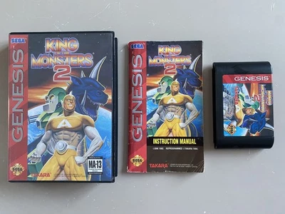 King of the Monsters 2, Sega Genesis Megadrive, NTSC Complete - Image 1 of 4