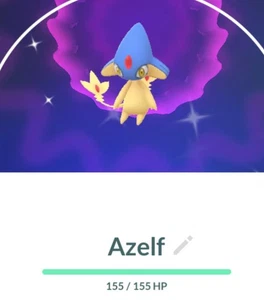🌟POKEMON GO - Shiny Azelf *Lv50 y 3 Movimientos* PVP Master League🌟 - Imagen 1 de 2