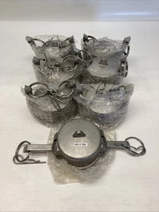 LOTE DE 7 Nuevos Tapones Antipolvo U-TITE 2-1/2" 316 Acero Inoxidable Steal Camlock | EE. UU. VENDEDOR - Imagen 1 de 15