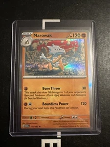 Pokémon TCG Marowak Scarlet & Violet-151 105/165 Holo Holo Rare(NOT REVERSE) - Picture 1 of 2
