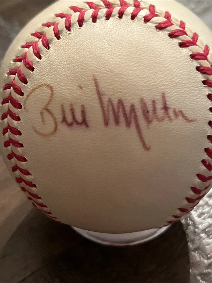 BILL MELTON  CHICAGO WHITE SOX  1971 AL HR CHAMP  SIGNED OML BASEBALL - Image 1 of 4