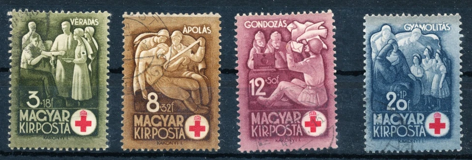 HUNGRÍA - 1942. Cruz Roja I. - USADO Foto 1 de 1