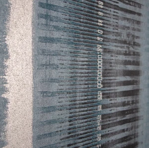 Galerie Adonea Hermes Metallic Streifen glatt Tapetenrolle, Mitternachtsblau - Bild 1 von 3