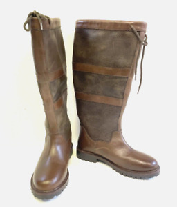 Leather Men Country Walking Boots Yard Long  UNWORN Size UK7 #BT