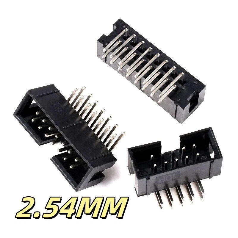 Connectors - Straight/Right Angle Pin 6P-50P2.54mm Pitch IDC Boxed Header - Image 1 of 4