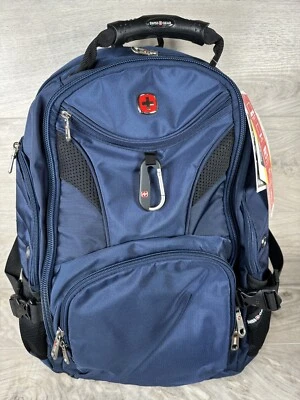 Mochila para portátil SwissGear 5977 ScanSmart, negra, 17 pulgadas 17 pulgadas, azul Foto 1 de 4