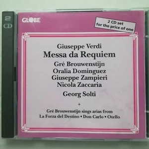 Verdi: Requiem / Brouwenstijn / Solti etc. / Globe 2 CD set GLO 5141 - Picture 1 of 3