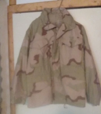 ISRATEX CLASS 4 COLD WEATHER Small XS Short DESERT CAMO MILITARY JACKET/W/Hood - Image 1 of 4