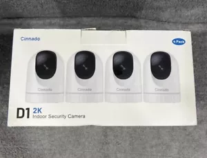 4 Pack New Cinnado 2K Home Security Cameras D1 - Picture 1 of 9