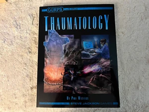 GURPS THAUMATOLOGY FOURTH EDITION BY PHIL MASTERS SOFTCOVER BOOK - Foto 1 di 2