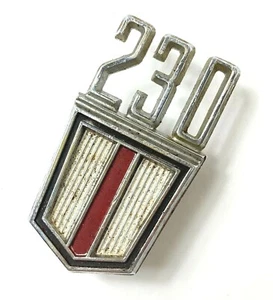 VINTAGE 230 MC HOOD ORNAMENT DECAL - Picture 1 of 3