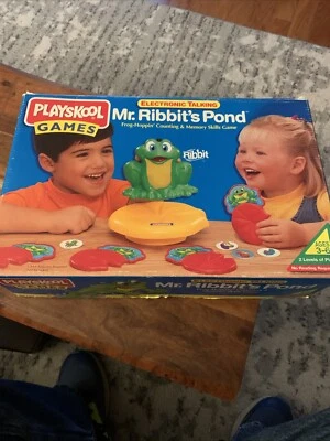 Mr. Ribbit’s Pond Frog Hoppin’ Juego de Habilidades de Conteo y Memoria Completo Playskool Foto 1 de 4