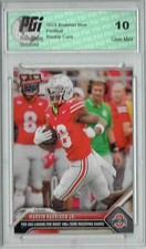 Marvin Harrison Jr. 2023 Bowman Now #3 Ohio State Rookie Card PGI 10