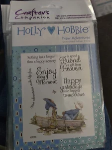 Holly Hobbie New Adventures Crafters rubber stamp New - Picture 1 of 4