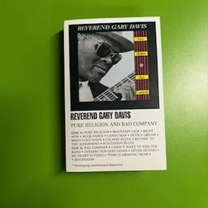 Reverend Gary Davis ‎– 'Pure Religion And Bad Company' Cassette Album 1991 US x - Bild 1 von 6