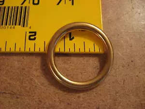 1 1/4" Solid Brass O Rings SCA (Pack Of 10) - Picture 1 of 2