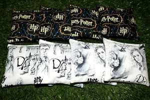Cornhole Bean Bags Set of 8 ACA Regulation Bags HARRY POTTER - Imagen 1 de 2