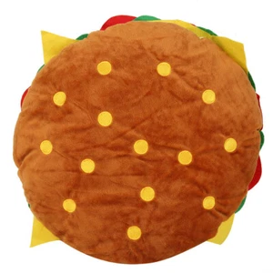 Simulation Burger Pillow Simulation Burger Cushion Sofa Lumbar Pillow Creative - Picture 1 of 10