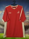 Swansea City Training Jersey Football Shirt Red Umbro Polyester Mens Size L
