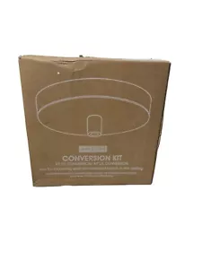 West Elm Polished Nickel Pendant Light Conversion Kit f Mounting in Ceiling- NIB - Picture 1 of 15