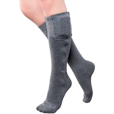 infactory Heizsocken: Wärmende Kniestrümpfe Gr. 39-42 (Wärmestrumpf)