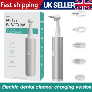 5in1 Dental Electric Teeth Polisher Cleaner Whitening Plaque Stain Remover Kits. - Picture 1 of 10