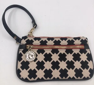 SPARTINA DAUFUSKIE ISLAND WRISTLET Ellis Square Pattern Retired 2016 Handbag - Picture 1 of 5
