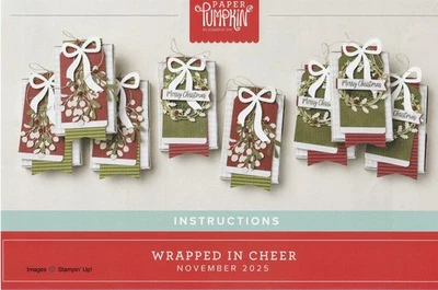 WRAPPED I N CHEER  November 2025 Stampin' UP! Paper Pumpkin FULL KIT  retired - Image 1 of 3