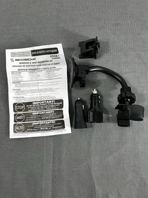 Scosche PowerMount Phone Mount for Car 12V 7.5W Black H12VFXM - Image 1 of 4