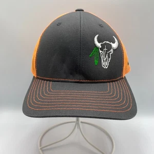 Gorra Ana's Chute Out Bull Riding Texas Trucker Snapback gris/naranja - Imagen 1 de 5