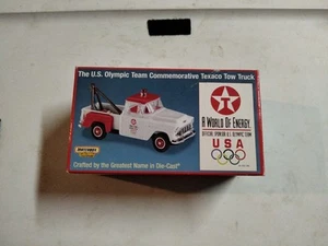 Matchbox Collectibles U.S. Olympic Team Texaco Tow Truck 1955 Chevy 3100 - Picture 1 of 10