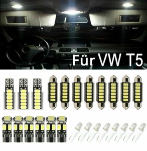 25X CANBUS SMD LED Interior Lights for VW T5 Multivan Caravelle Transporter - Picture 1 of 9