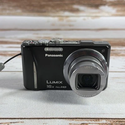 Panasonic Lumix DMC-ZS10 Digital Camera Black 14.1MP Battery Door Broken - Image 1 of 4