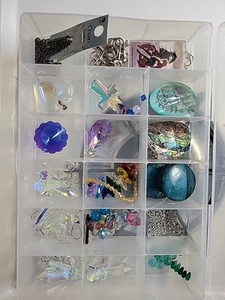 Jewelry Making Kit,Swarovski, Chain,hearts,etc - Picture 1 of 24