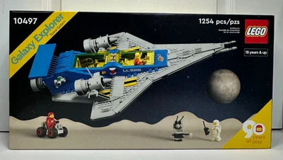 LEGO Icons Galaxy Explorer 10497 1254 pcs Classic Space NEW  & SEALED - Image 1 of 4