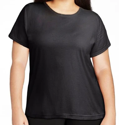 Camiseta negra de manga corta talla grande No Boundaries ligera - 4X (28-30) nueva con etiquetas Foto 1 de 2