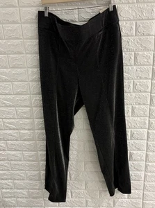 Pantalones para mujer Lane Bryant talla 18 Ponte recto brillante parte inferior recta Le - Imagen 1 de 8