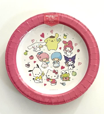 Sanrio Hello Kitty & Friends Party 10.5 英寸纸板 16 张密封 — 第 1/4 张图片