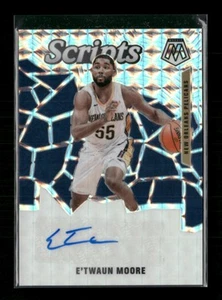 2019-20 Panini Mosaic #SC-ETM E'Twaun Moore Scripts Auto - Picture 1 of 2