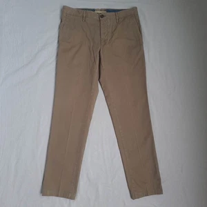 Incotex Slacks Mens Chino Pants Size W35 L32 Slim Fit Trousers 100% Cotton Brown - Picture 1 of 23