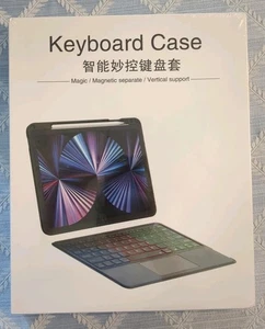 Custodia tastiera Magic Style per IPAD PRO nero e verde 9,7-12,9" nuova con scatola - Foto 1 di 5