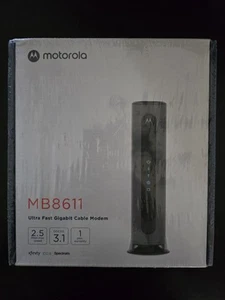 Motorola MB8611 DOCSIS 3.1 Cable Modem 2.5 Gbps Ethernet New Sealed - Photo 1/7