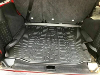 Alfombrilla de maletero trasero alfombrilla bandeja de carga para Jeep Wrangler 2007-2018  Foto 1 de 4
