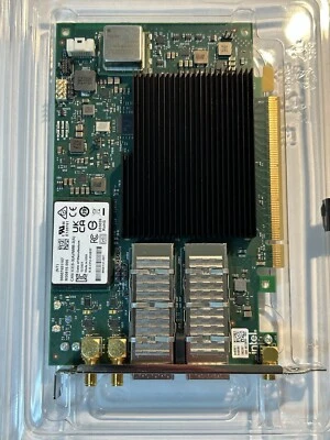 Intel E810-CQDA2TGG1 Dual Port QSFP28 100 Gig Ethernet Card 100GB/S GNSS - DV2V9 - Image 1 of 4