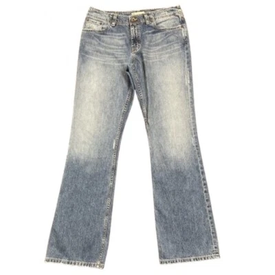 BKE Jeans Womens 31x35.5 Wendi Bootcut Denim Jeans Mid Rise Medium Wash Starched - Image 1 of 4