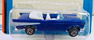 KIDCO CLASSIC CONVERTIBLES '57 CHEVY BLUE TOUGH WHEELS 1/64 DIECAST CAR - Picture 1 of 7