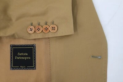 Sartoria partenopea sport coat mens 48 3 button half lined notch lapel cotton - Image 1 of 4