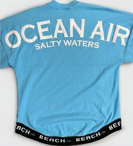 Spirit Jersey Womens Sz Small Teal Blue Beach Ocean Air Salty Waters - Picture 1 of 11
